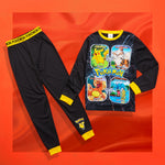 Pokemon Pyjamas for Boys & Teenagers Long PJs Set Soft Breathable Pikachu Nightwear Loungewear Comfy Jammies Sleepwear Anime Gifts for Boys - Get Trend