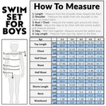 Bluey Swimsuit Set for Boys Toddlers 2 Piece Swimming Costume with Boys Swimming Shorts and Rash Vest for Swimming Pool Beach Trip Holiday Essentials - Get Trend