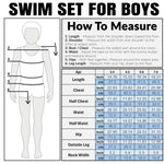 Marvel Spiderman Swimsuit Set for Boys 2 Piece Swimming Costume Swimming Shorts Rash Vest Pool Beach Holiday Essentials - Get Trend