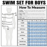 Marvel Spiderman Swimsuit Set for Boys 2 Piece Swimming Costume Swimming Shorts Rash Vest Pool Beach Holiday Essentials - Get Trend
