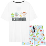 Get Trend Rick and Morty Mens Pyjamas Set Short PJs Nightwear Summer Lounge Set Sleepwear Jammies Funny Gifts for Men - Get Trend