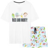 Get Trend Rick and Morty Mens Pyjamas Set Short PJs Nightwear Summer Lounge Set Sleepwear Jammies Funny Gifts for Men - Get Trend