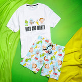 Get Trend Rick and Morty Mens Pyjamas Set Short PJs Nightwear Summer Lounge Set Sleepwear Jammies Funny Gifts for Men - Get Trend