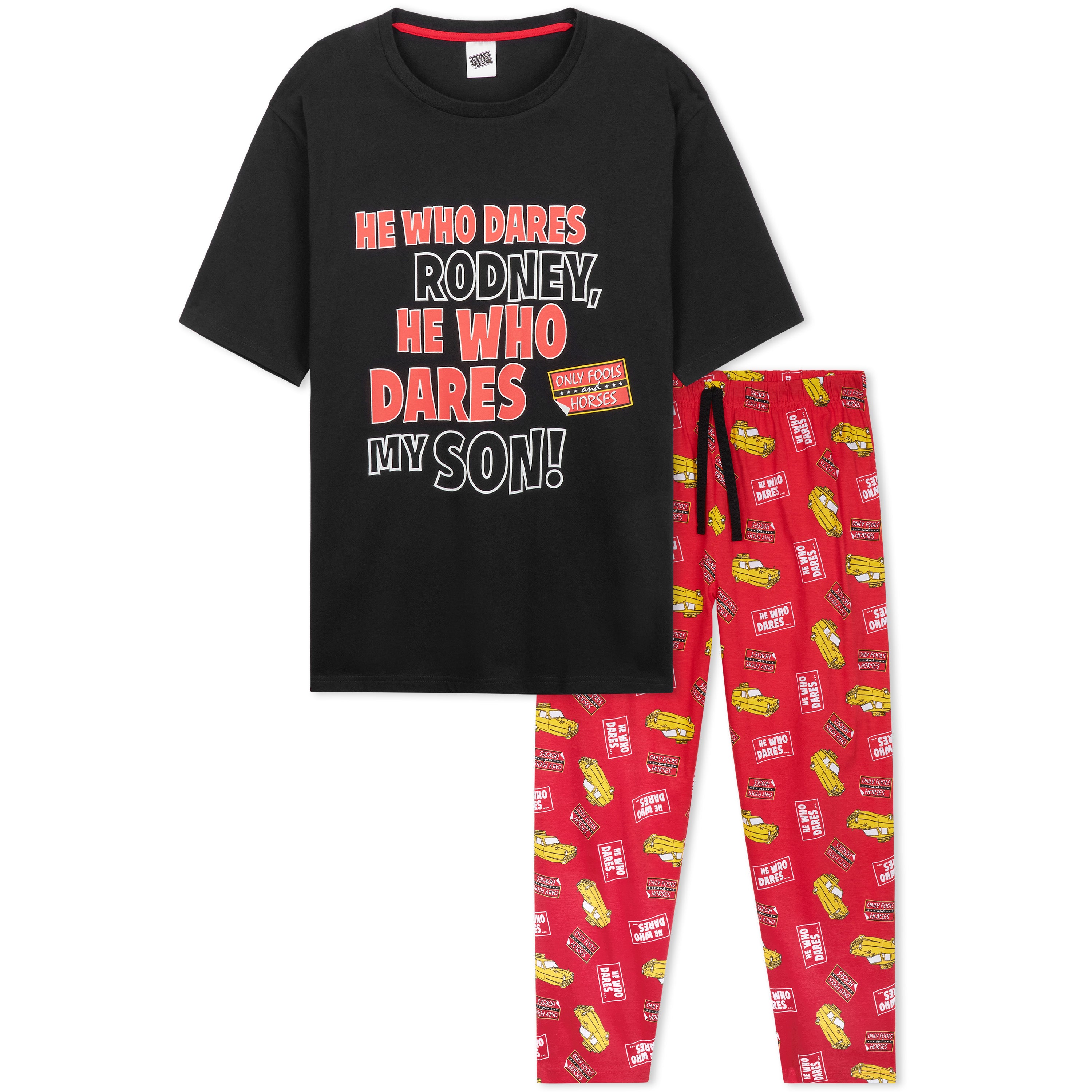Only Fools and Horses Pyjamas for Men Teens PJs Set Soft Breathable Nightwear Loungewear Comfy Jammies with Long Bottoms Sleepwear Funny Gifts for Men - Get Trend