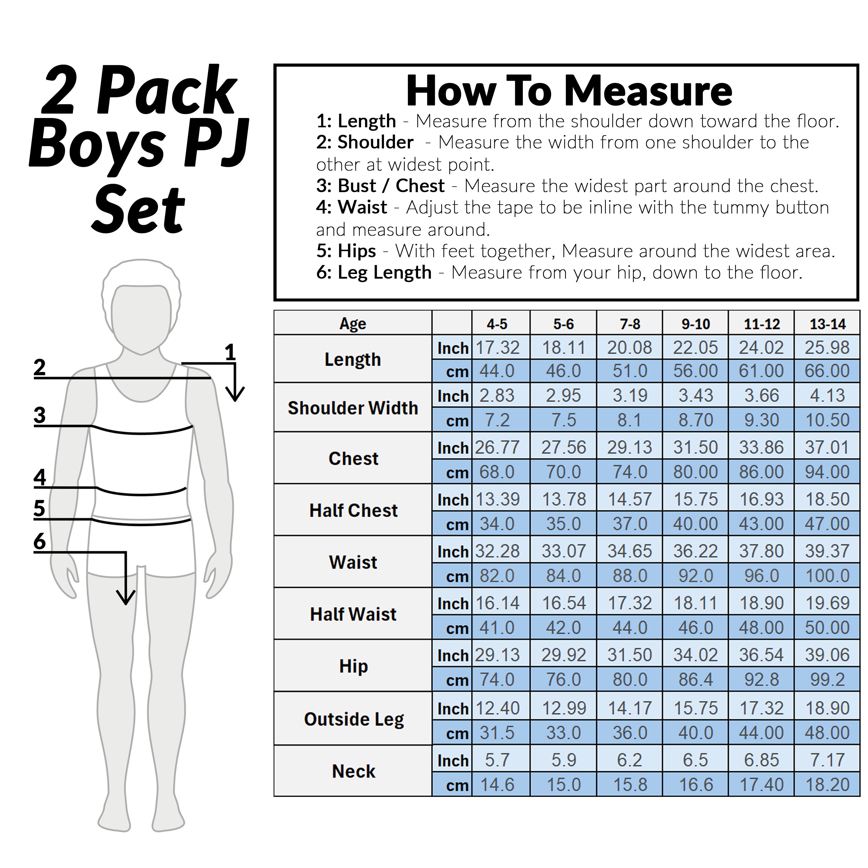 Get Trend PJs Boys 2 Pack Pyjamas Set Short Sleeve Kids Teenagers Lounge Sets Nightwear Soft Comfy Sleepwear Boys Gifts - Get Trend
