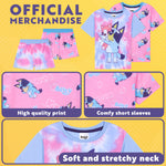 Get Trend PJs Girls 2 Pack Short Sleeve Pyjamas Set Kids Teens Lounge Sets Nightwear Soft Comfy Sleepwear Gifts for Girls - Get Trend