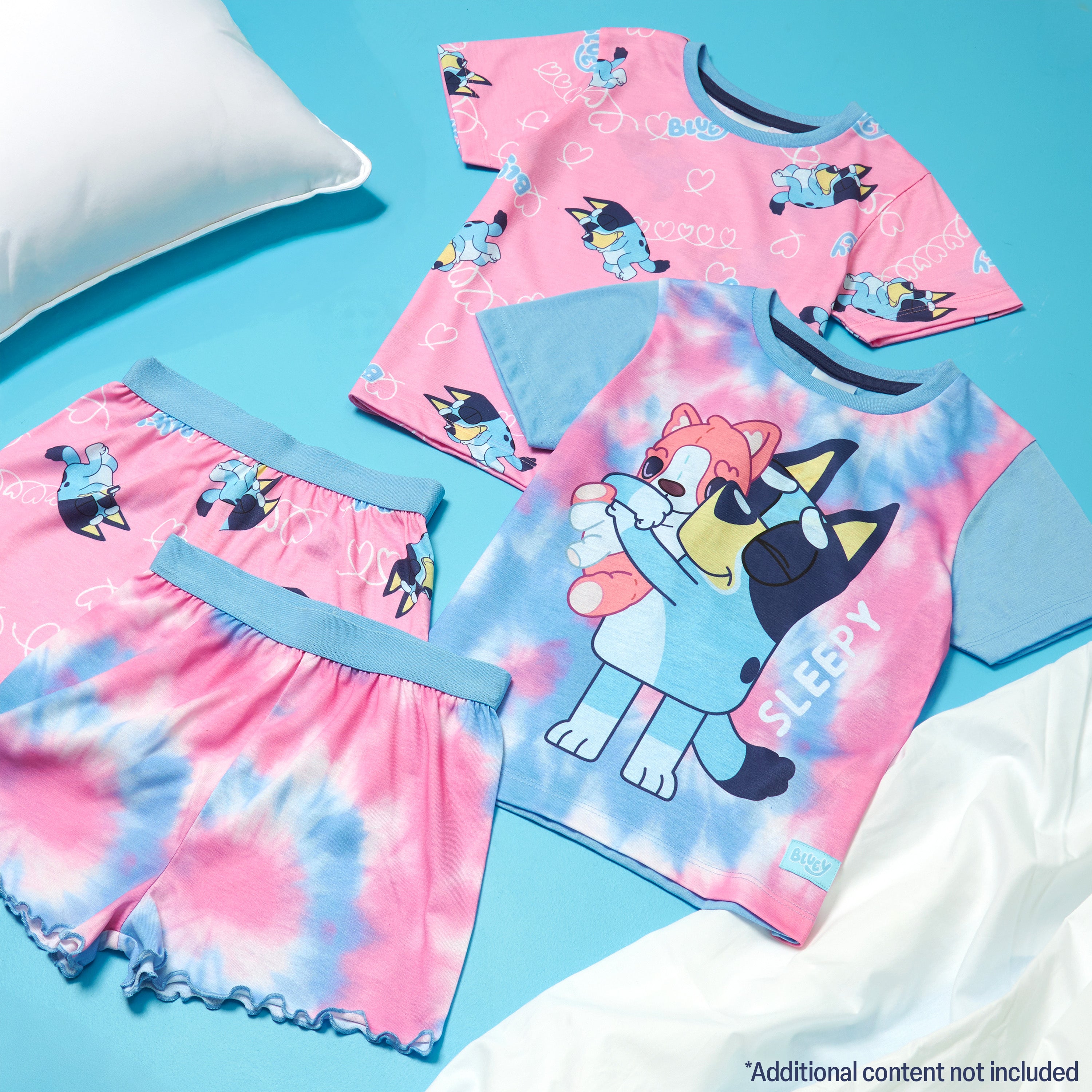 Get Trend PJs Girls 2 Pack Short Sleeve Pyjamas Set Kids Teens Lounge Sets Nightwear Soft Comfy Sleepwear Gifts for Girls - Get Trend