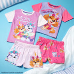 Get Trend PJs Girls 2 Pack Short Sleeve Pyjamas Set Kids Teens Lounge Sets Nightwear Soft Comfy Sleepwear Gifts for Girls - Get Trend