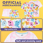 Get Trend PJs Girls 2 Pack Short Sleeve Pyjamas Set Kids Teens Lounge Sets Nightwear Soft Comfy Sleepwear Gifts for Girls - Get Trend