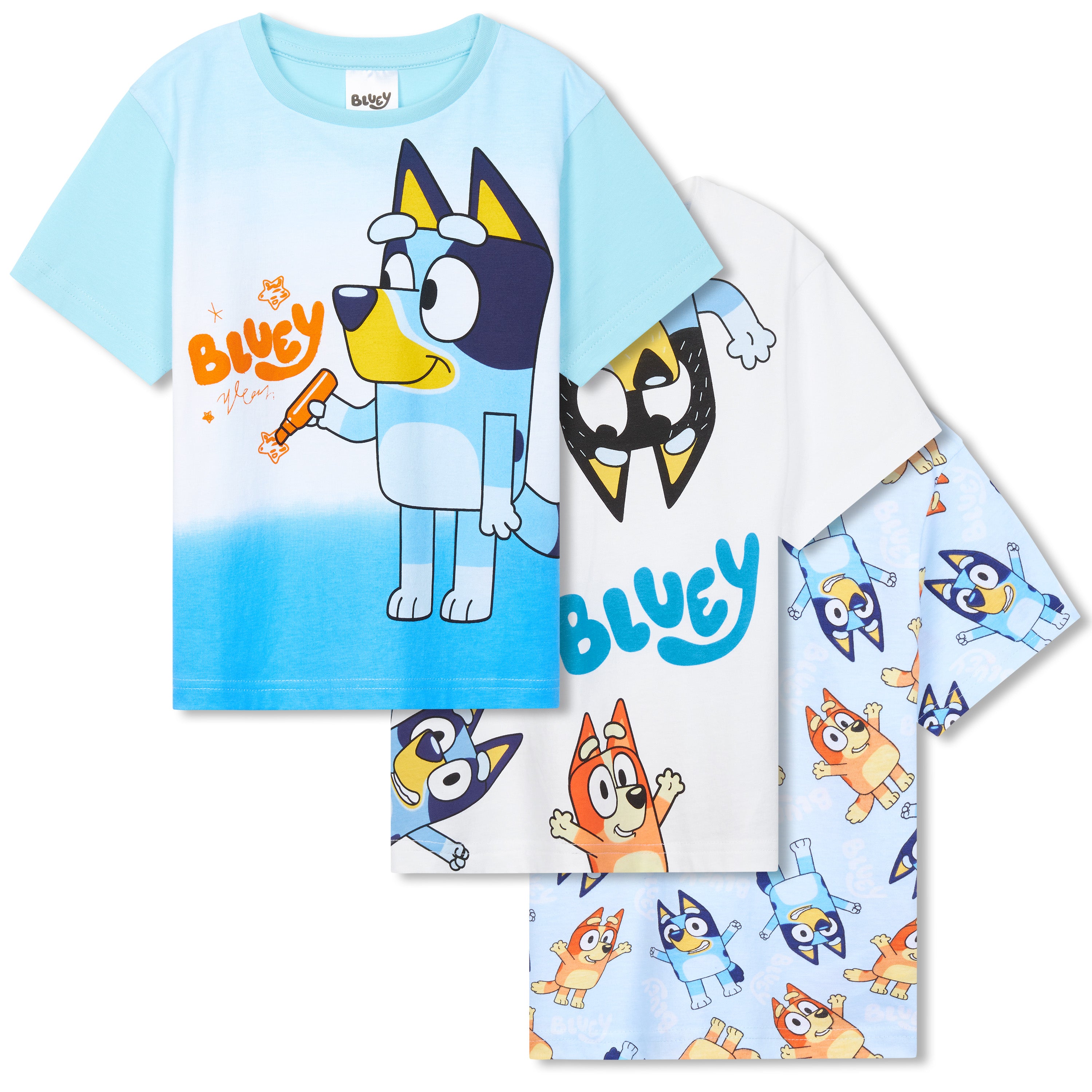 Get Trend Top Boys 3 Pack T Shirts Soft Breathable Toddlers Short Sleeve Casual Tops Summer Multipack Tees Gifts for Boys - Get Trend