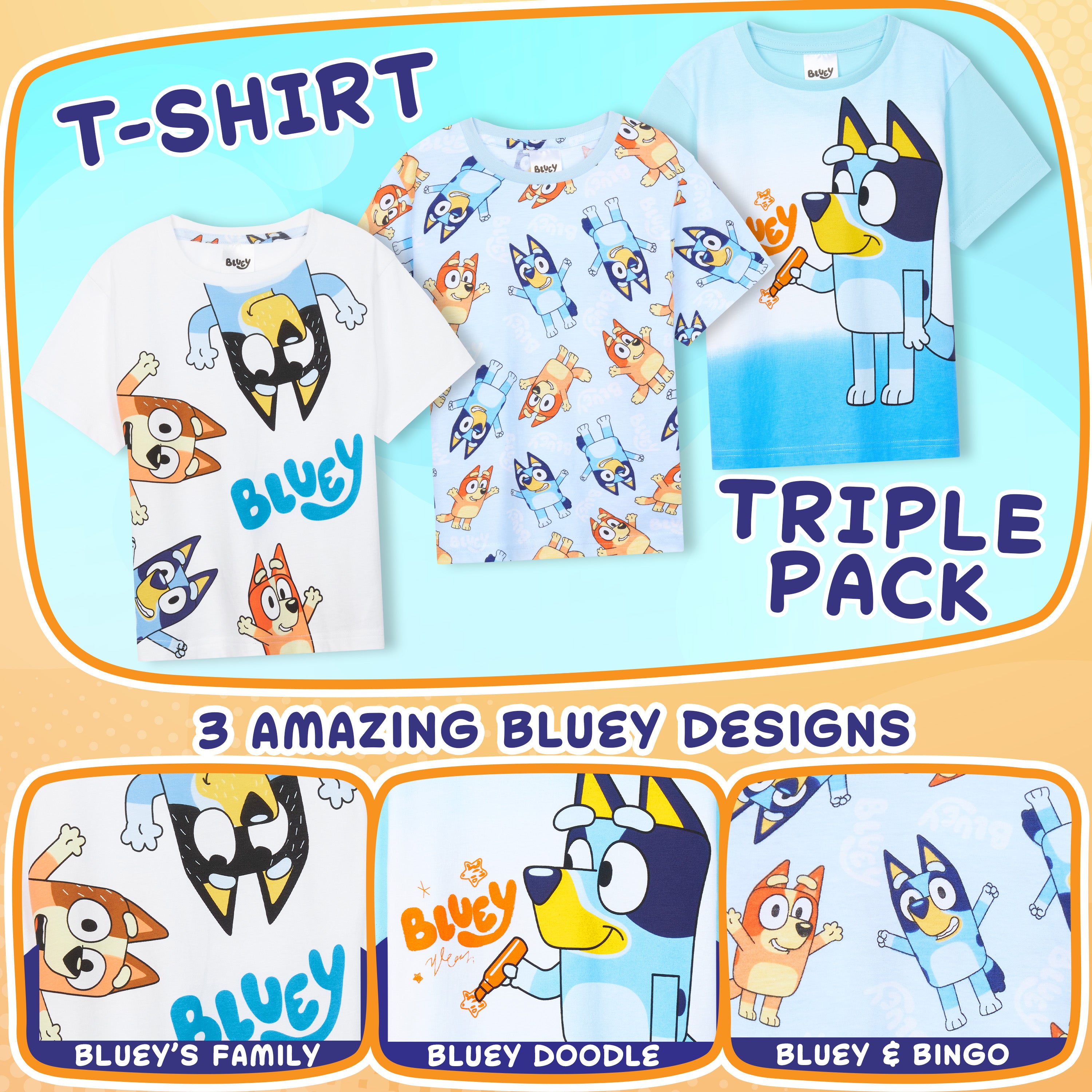 Get Trend Top Boys 3 Pack T Shirts Soft Breathable Toddlers Short Sleeve Casual Tops Summer Multipack Tees Gifts for Boys - Get Trend