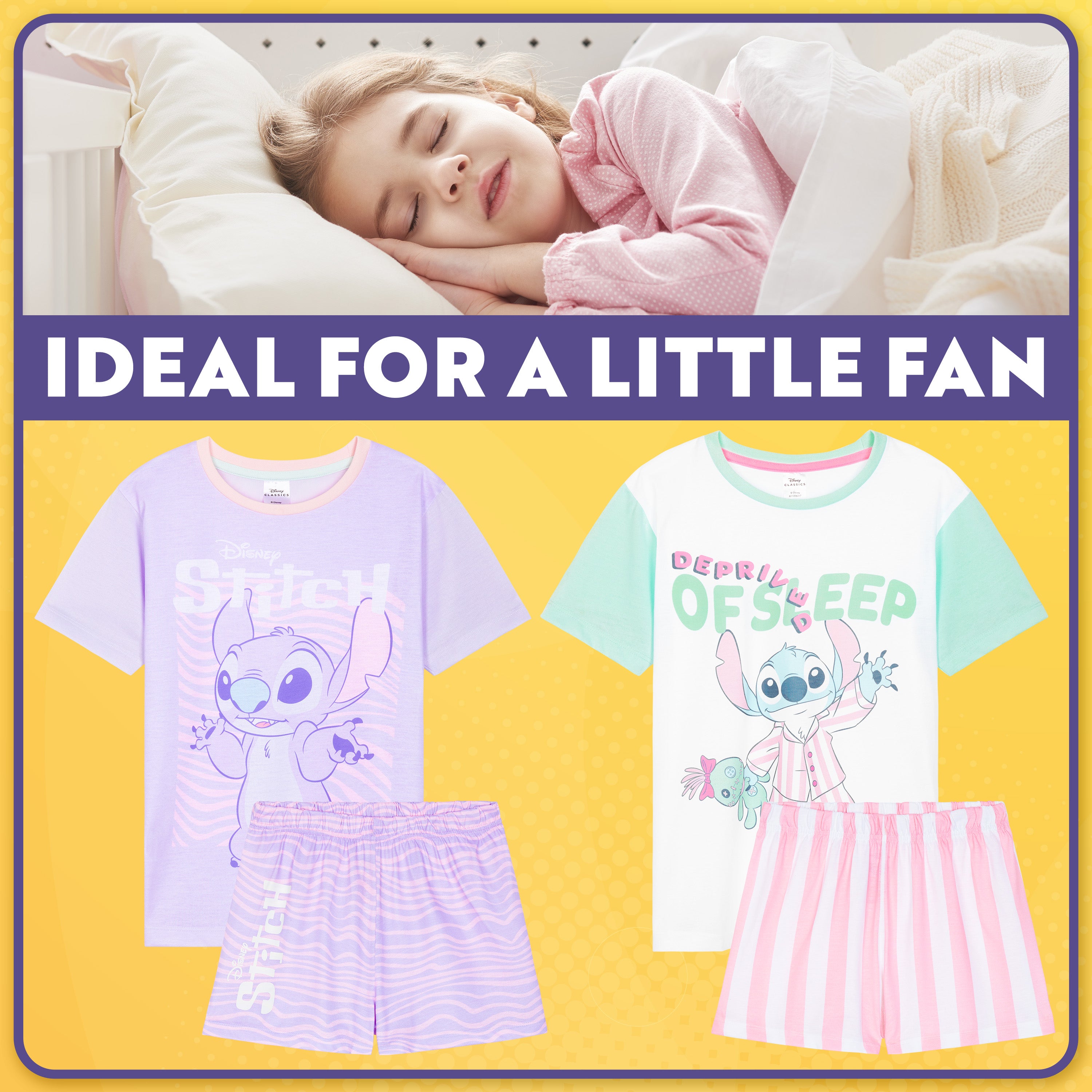 Get Trend PJs Girls 2 Pack Short Sleeve Pyjamas Set Kids Teens Lounge Sets Nightwear Soft Comfy Sleepwear Gifts for Girls - Get Trend