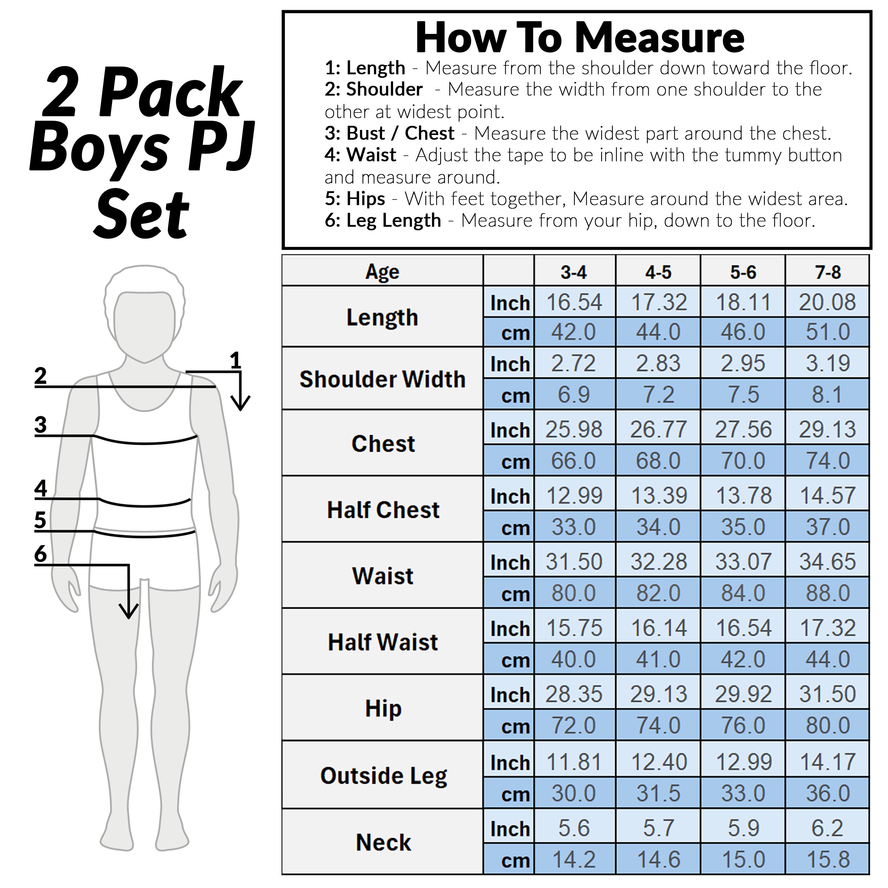 Get Trend PJs Boys 2 Pack Pyjamas Set Short Sleeve Kids Teenagers Lounge Sets Nightwear Soft Comfy Sleepwear Boys Gifts - Get Trend