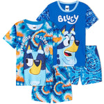 Get Trend PJs Boys 2 Pack Pyjamas Set Short Sleeve Kids Teenagers Lounge Sets Nightwear Soft Comfy Sleepwear Boys Gifts - Get Trend