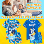Get Trend PJs Boys 2 Pack Pyjamas Set Short Sleeve Kids Teenagers Lounge Sets Nightwear Soft Comfy Sleepwear Boys Gifts - Get Trend