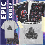 Disney Star Wars Mens Pyjamas Set Short PJs Soft Breathable Nightwear Loungewear Comfy Jammies Funny Sleepwear Baby Yoda Dad Gifts for Men - Get Trend