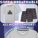 Disney Star Wars Mens Pyjamas Set Short PJs Soft Breathable Nightwear Loungewear Comfy Jammies Funny Sleepwear Baby Yoda Dad Gifts for Men - Get Trend