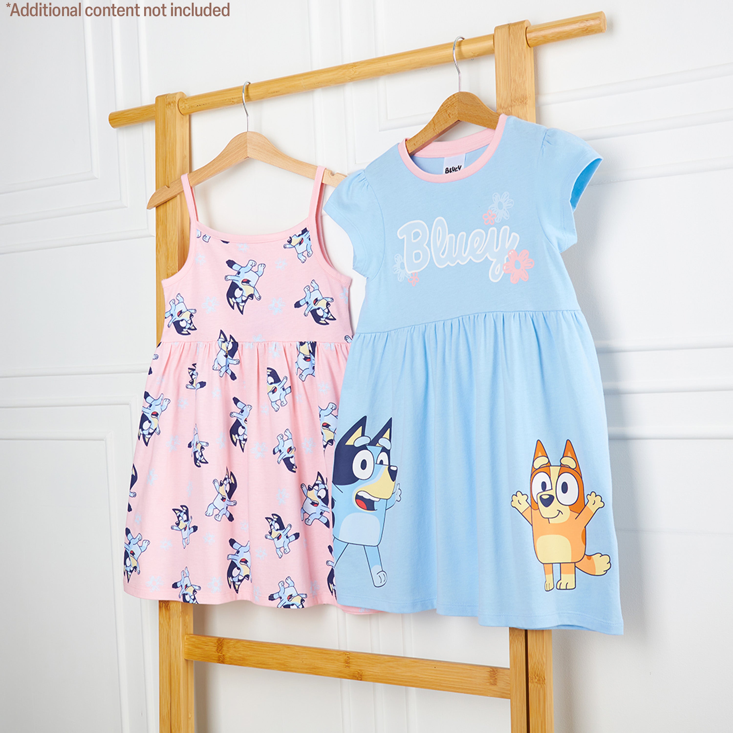 Bluey Dress for Kids Toddlers Pack of 2 Casual Party Swing Summer Dress Comfy Cute Holiday Girls Clothes Gifts for Girls - Get Trend