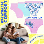 Get Trend Bluey | Stitch Knickers Girls Breathable Cotton Panties Toddlers Teens Underwear Multipack Underpants Girls Gifts - Get Trend