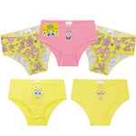Get Trend | Spongebob Squarepants Knickers Girls Breathable Cotton Panties Toddlers Teens Underwear Multipack Underpants Girls Gifts - Get Trend
