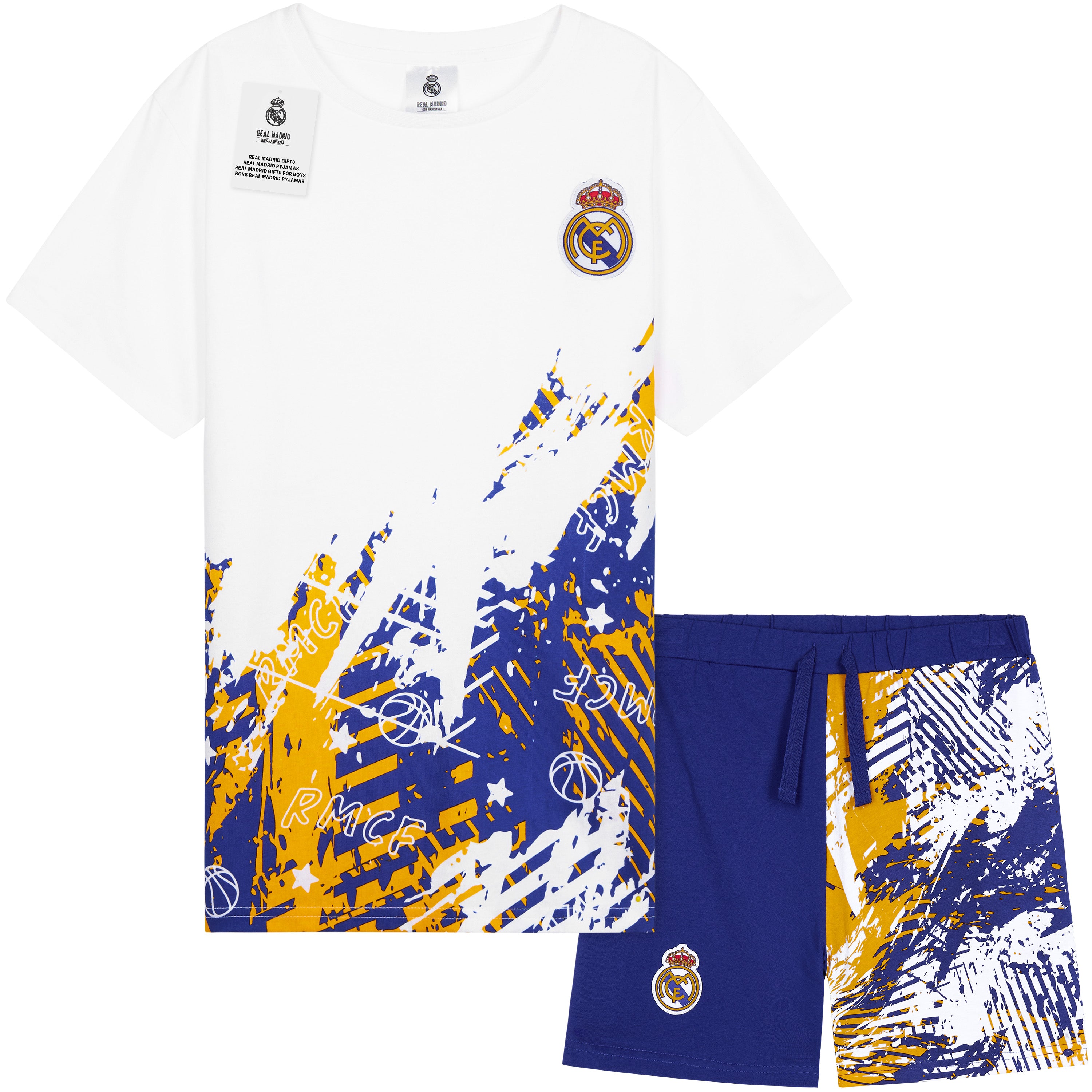 Get Trend Pyjamas for Boys Teens Short Football PJs Set Breathable Nightwear Loungewear Jammies Sleepwear Boys Gifts - Get Trend