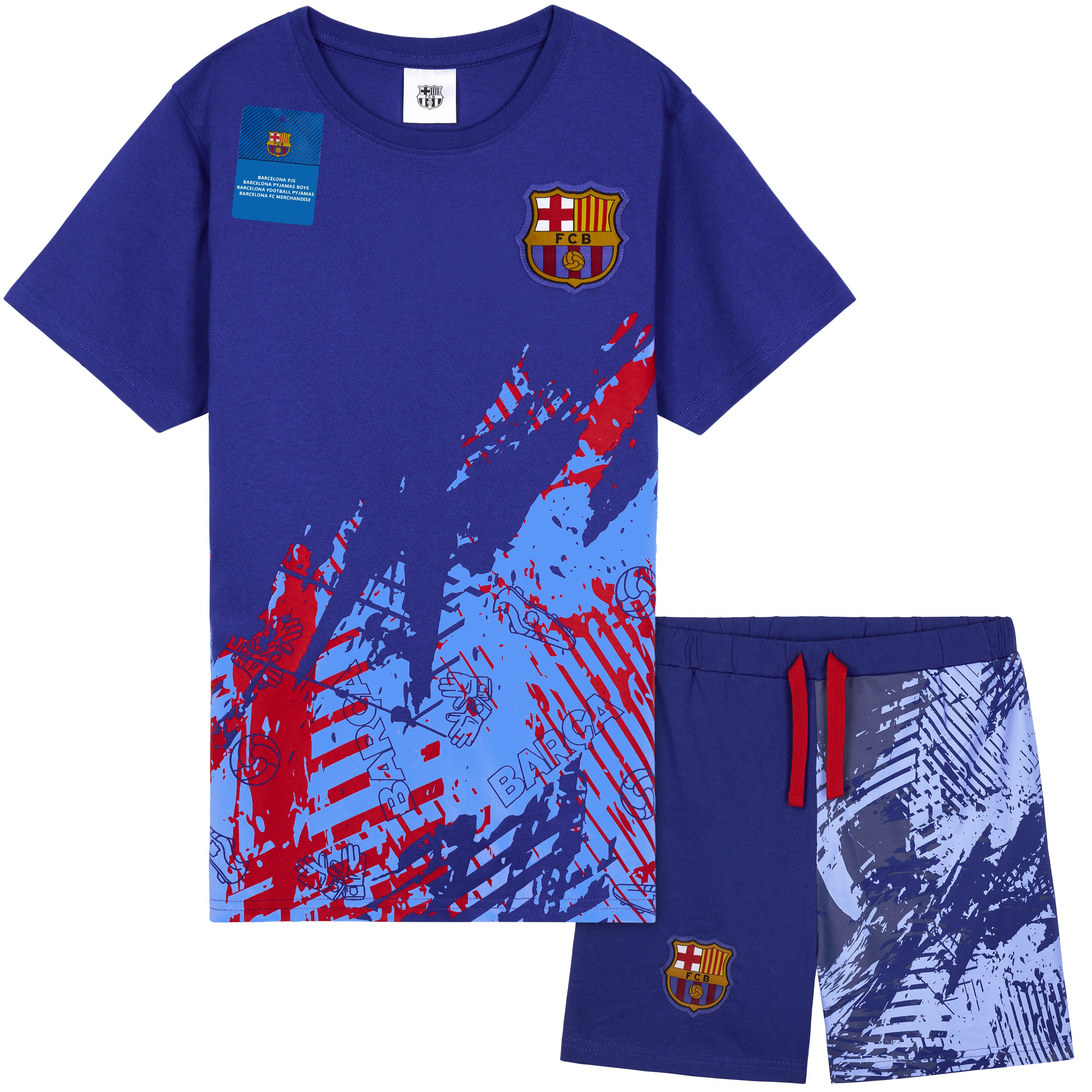 Get Trend Pyjamas for Boys Teens Short Football PJs Set Breathable Nightwear Loungewear Jammies Sleepwear Boys Gifts - Get Trend