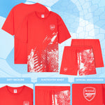 Get Trend Mens Pyjamas Set Short PJs Soft Breathable Nightwear Sleepwear Cosy Summer Lounge Set Football Gifts for Men - Get Trend