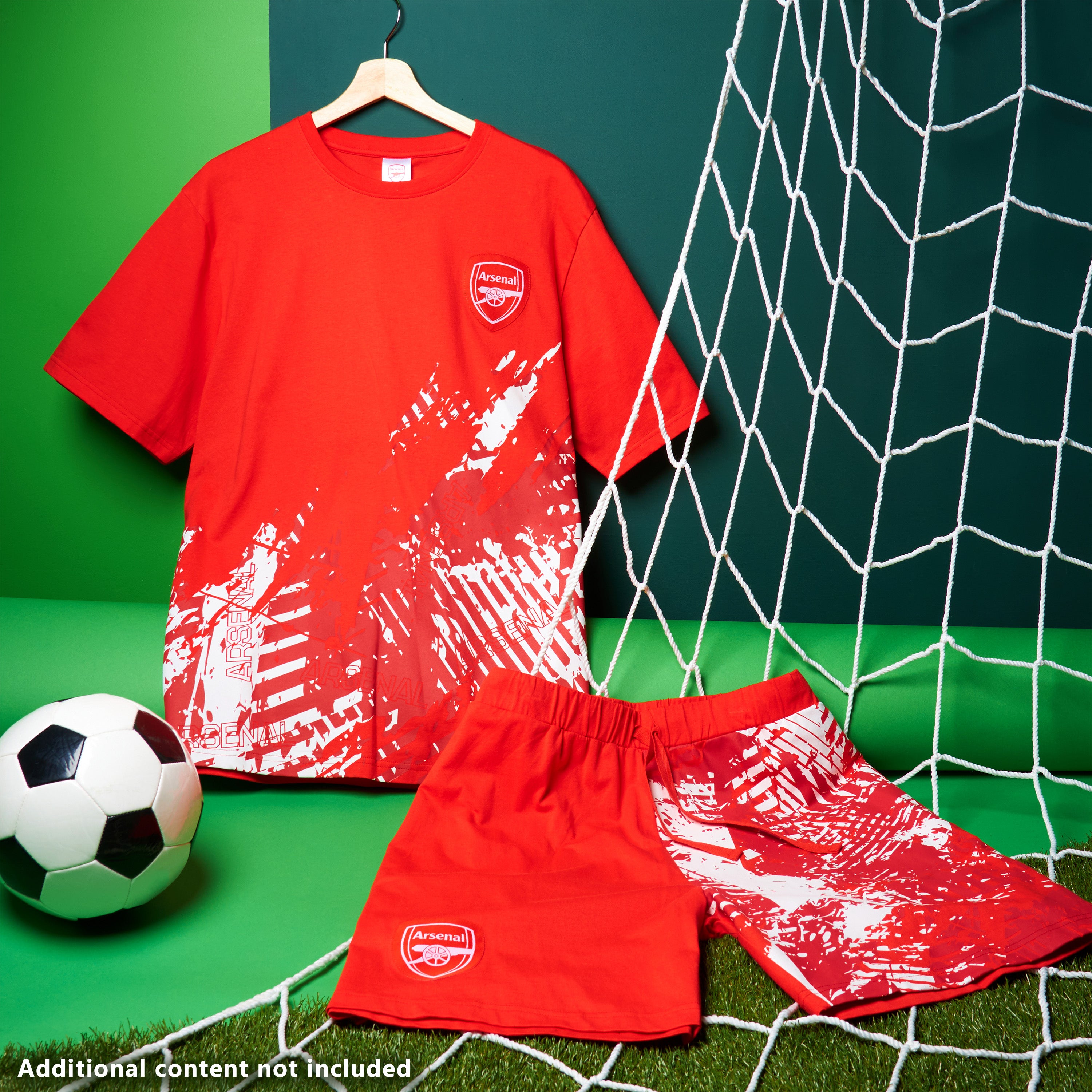 Get Trend Mens Pyjamas Set Short PJs Soft Breathable Nightwear Sleepwear Cosy Summer Lounge Set Football Gifts for Men - Get Trend