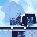 Get Trend Mens Pyjamas Set Short PJs Soft Breathable Nightwear Sleepwear Cosy Summer Lounge Set Football Gifts for Men - Get Trend