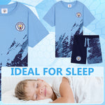 Get Trend Pyjamas for Boys Teens Short Football PJs Set Breathable Nightwear Loungewear Jammies Sleepwear Boys Gifts - Get Trend