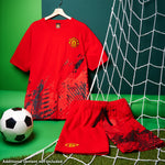 Get Trend Mens Pyjamas Set Short PJs Soft Breathable Nightwear Sleepwear Cosy Summer Lounge Set Football Gifts for Men - Get Trend