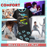 Hot Wheels Boys Pyjamas 2 Piece Summer Nightwear Set Short PJs Soft Breathable Lounge Wear Gifts for Boys - Get Trend