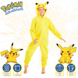 Pokemon Pikachu Onesies for Boys and Girls One Piece Kids Sleepsuit Jumpsuits Teenagers