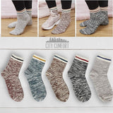 CityComfort Womens Socks, Cotton Ladies size 4-7 Multipack  For Teenagers,Unisex - Get Trend