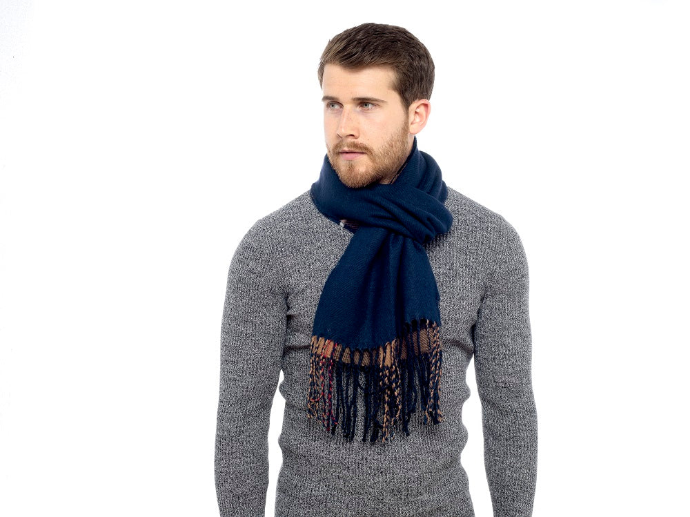 CityComfort Mens Scarf, Reversible Tartan Scarf for Men, Mens Gifts - Get Trend