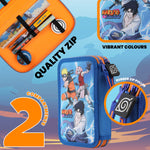 Naruto Pencil Case, Naruto Filled Large Pencil Case 2 Compartments - Get Trend