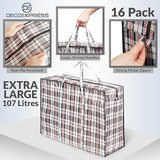 DECO EXPRESS Laundry Bags Large - XXL Pack of 16 - Get Trend