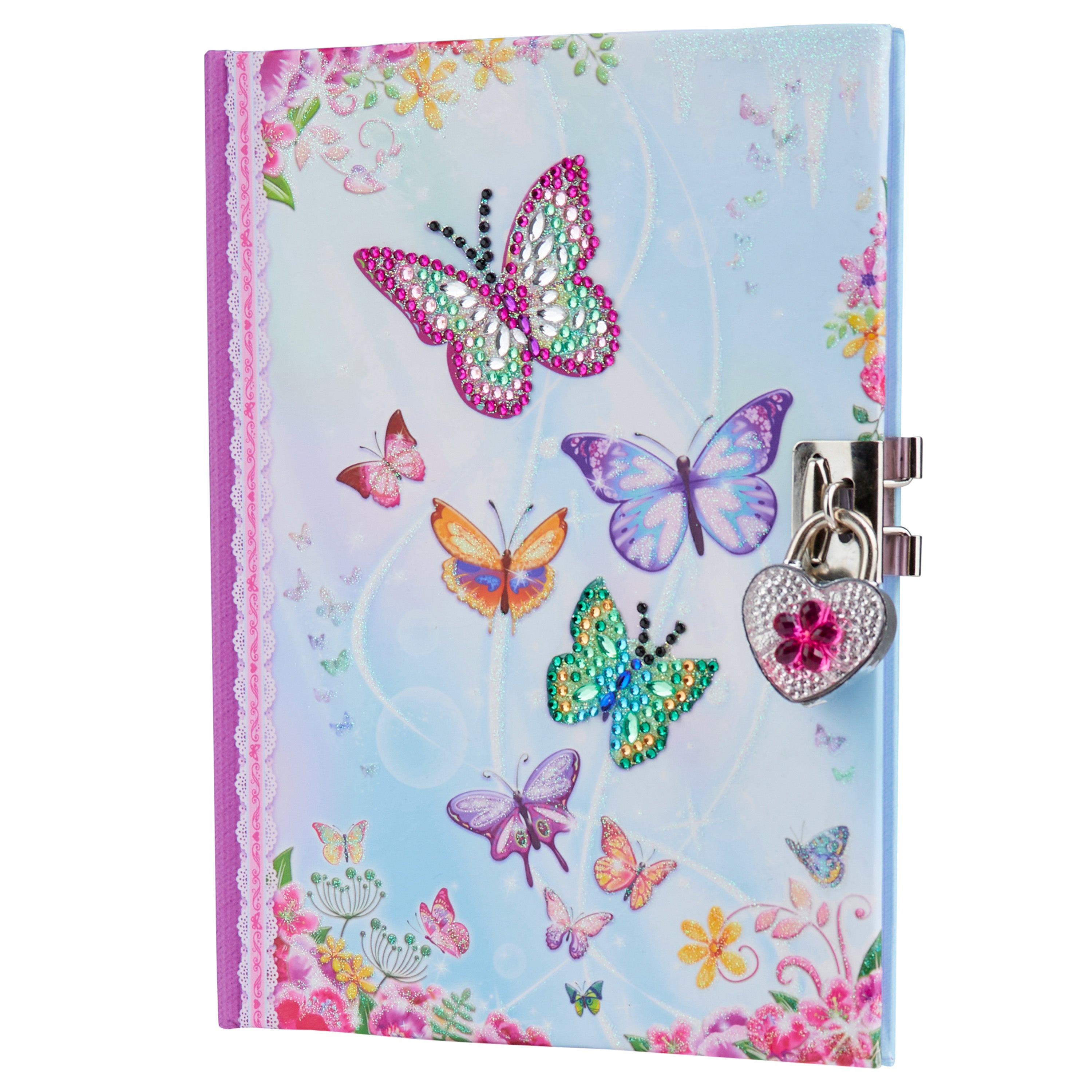 KreativeKraft Scrapbook Kit for Kids - Butterfly Diary - Get Trend