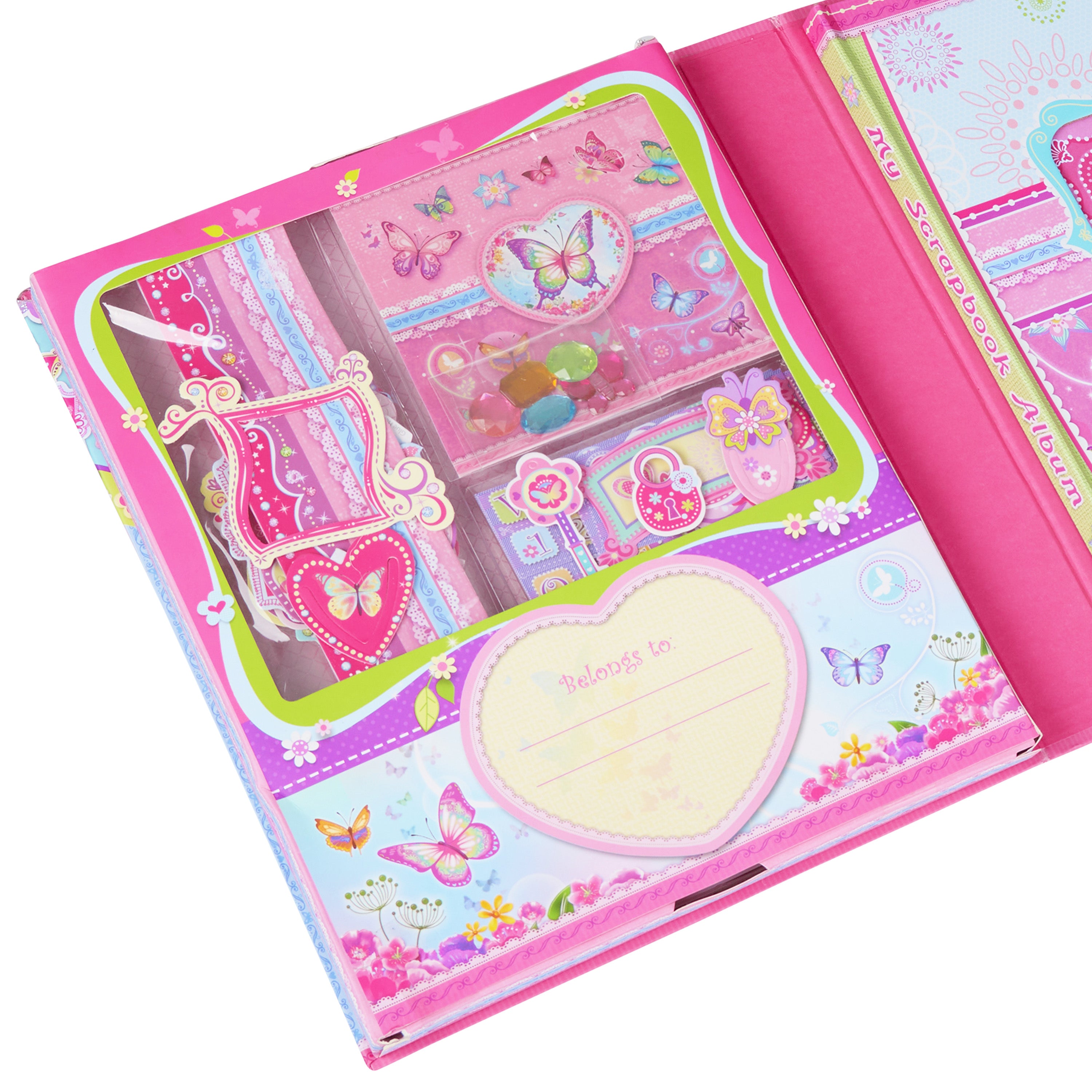 Scrapbook Kit for Kids - Craft Set with Blank Scrapbook & Accessories - Accessories - Get Trend