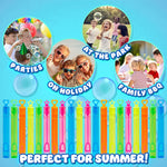 Multipack Bubble Wands for Kids with 5ml of Bubbles -20 Bubble Wands - Get Trend