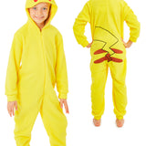 Pokemon Pikachu Onesies for Boys and Girls One Piece Kids Sleepsuit Jumpsuits Teenagers