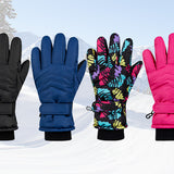 CityComfort Kids Skiing Gloves - Fleece Lined Touch Screen Gloves - Get Trend