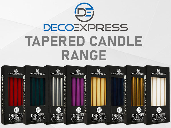 Dinner Candles - Tapered Candles Multipack   - Set of 15 - Get Trend