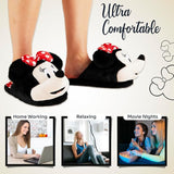 Disney Stitch Ladies Slippers Fluffy Indoor House Shoes Non Slip Minnie Mouse