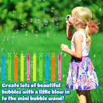 Bubble Wands for Kids with 5ml of Bubbles - 10 Bubble Wands - Get Trend