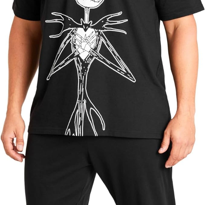 Disney Mens Pyjamas Jack Skellington - Men's Nightwear Set - Get Trend