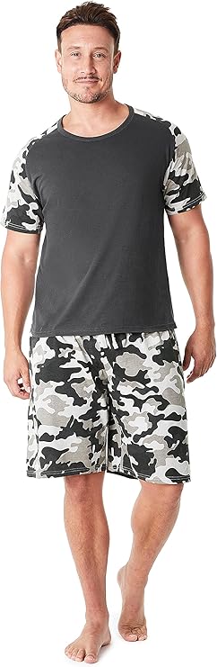 CityComfort Mens Pyjamas, Men's Short PJs, Lounge Wear Set for Men - Get Trend