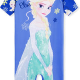 Disney Girls One Piece Swimming Costume, Full Kids Swimsuit - Girls Gifts