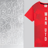 Get Trend Pyjamas for Boys Teens Short Football PJs Set Breathable Nightwear Loungewear