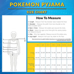 Pokemon Pyjamas for Boys & Teenagers Long PJs Set Soft Breathable Nightwear - Get Trend